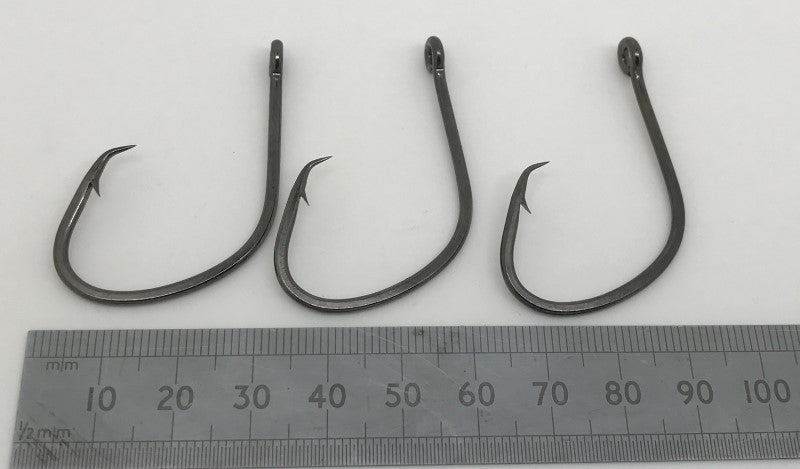 Mutsu Hooks Sizes 1/0 to 5/0 – 50 PK – Hooker Fishing Tackle